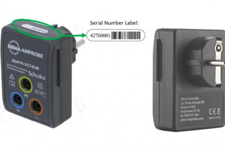 SAFETY WARNING! PLEASE READ! Important Voluntary Safety Recall Information Regarding Beha-Amprobe ADPTR-SCT-EUR Socket Check Adapter